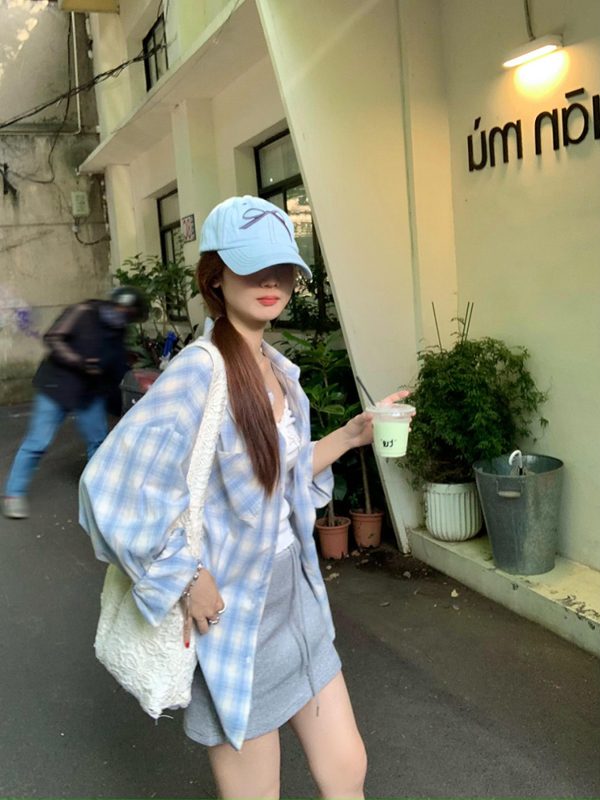 日韓風格春夏衬衫休閒款式大尺寸衬衫